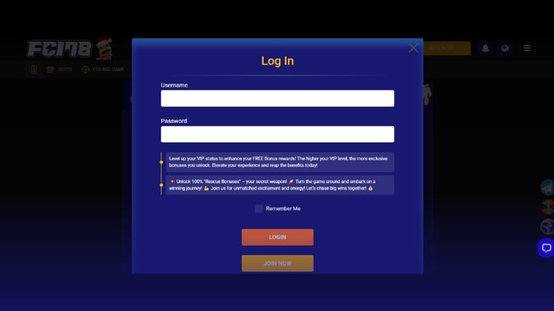 FC178 Login Form